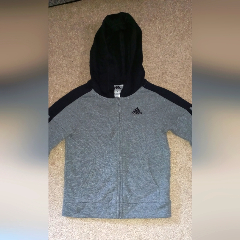 Adidas zip up hoodie boys
